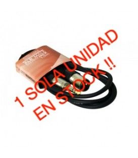 1,5 Mts / 1 JACK ESTÉREO MACHO (6,3mm) A 1 XLR MACHO.