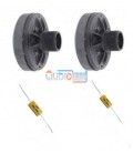 KIT QTX 1" (100W / 50 WRMS) (2 MOTORES + 2 CONDENSADORES)