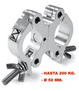 GARRA DOBLE CON GIRO 360º (48-51mm + HASTA 200 KG)