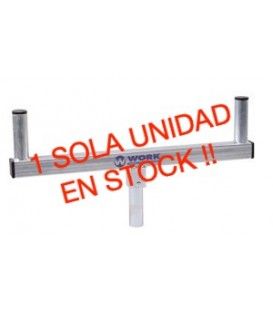 SOPORTE DOBLE PARA BAFLES (Ø35mm ESTÁNDAR) 
