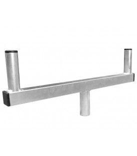 SOPORTE DOBLE PARA BAFLES (Ø35mm ESTÁNDAR) LONGITUD 60 CM