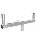 SOPORTE DOBLE PARA BAFLES (Ø35mm ESTÁNDAR) LONGITUD 60 CM