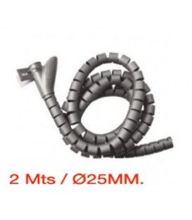 2 Mts / ORGANIZADOR DE CABLES (Ø 25 mm)