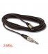 1,5 Mts / JACK MONO MACHO (6,3mm)  A XLR MACHO.