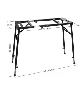 ONYX PRO-1 / SOPORTE REGULABLE EN ALTURA-ANCHURA (MESA DJ / TECLADO ETC...)