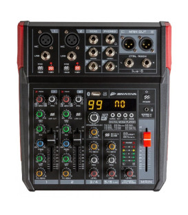 LIVE-6 (BLUETOOTH / USB / EFECTOS / 6 IN / 3 CH) ALIM. PHANTOM.