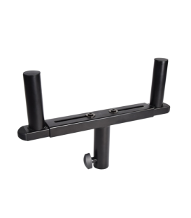 SOPORTE AJUSTABLE PARA 2 BAFLES (31 - 49 CM APERTURA) (HASTA 20 KG).