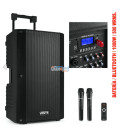 VSA700 (BATERIA / USB / AUX / BLUETOOH / 2 MICROS INALAMBRICOS / MANDO A DIST) (1000W / 500 WRMS)