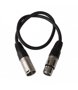 0,5 Mts / De XLR Hembra a XLR Macho