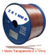 100 MTS (2 x 1 mm) PARALELO TRANSPARENTE 