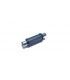 -EMPALME DOBLE RCA: 2RCA Hembra a 2RCA Hembra.