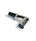 XLR (CANON) ACODADO A 90º MACHO
