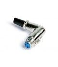 XLR (CANON) ACODADO A 90º HEMBRA