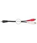 0,15 Mts / 1 RCA Macho a 2 RCA Hembra 