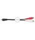 1 x RCA Macho a 2 x RCA Hembras (0,15 Mts) (AA-225)