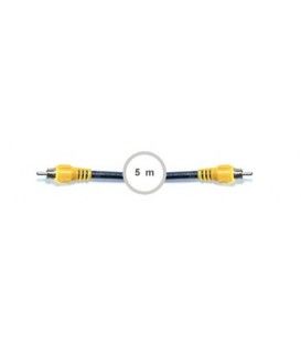 CABLE RCA A RCA MACHOS PARA VIDEO 5 MTS