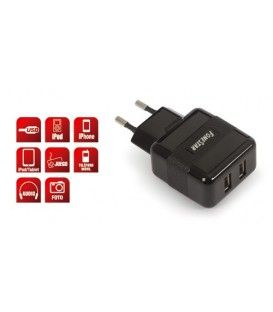ADAPTADOR ESTABILIZADO PARA RECARGA DE 2 USB