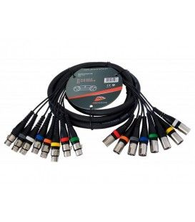 SNAKE 8XLRmf (8 Pares MACHO-HEMBRA XLR)