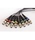 SNAKE 8XLRmf (8 Pares MACHO-HEMBRA XLR)