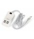 ESTACIÓN DE CARGA MÚLTIPLE (DE 220V A 4 x USB)