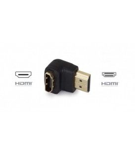 ADAPTADOR DE CODO A 90º (Hembra a Macho HDMI)
