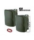 K-50N (PAREJA + SOPORTES) (100W / 50 WRMS) COL. NEGRO