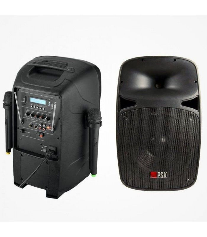 Dar permiso basura Etna bafle jbsystems con bateria, radio, bluetooth y asa de transporte