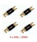 KIT DE 4 FUSIBLES 200A (ANL) 
