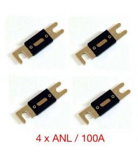 KIT DE 4 FUSIBLES 100A (ANL) 