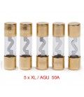 KIT DE 5 FUSIBLES 50A (XL-AGU) 