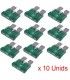(10 Unid) FUSIBLES 30A COCHE ESTÁNDAR