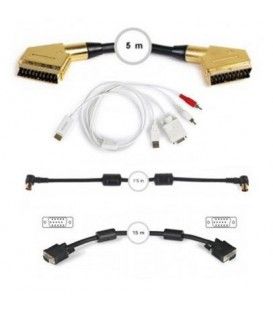 Comprar EUROCONECTORES Hdmi, Rca, USB, Macho, Hembra, Doble, TDT