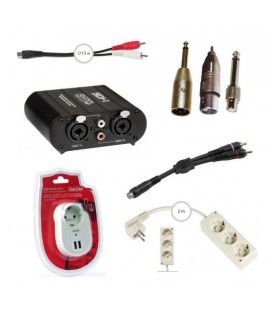 Adaptadores señal y alimentacion